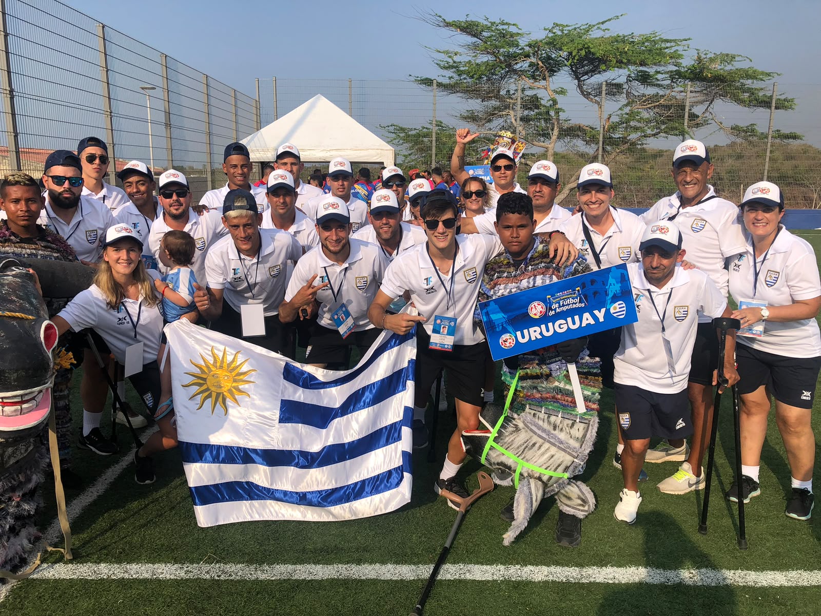 Delegación uruguaya en las Eliminatorias Colombia 2022