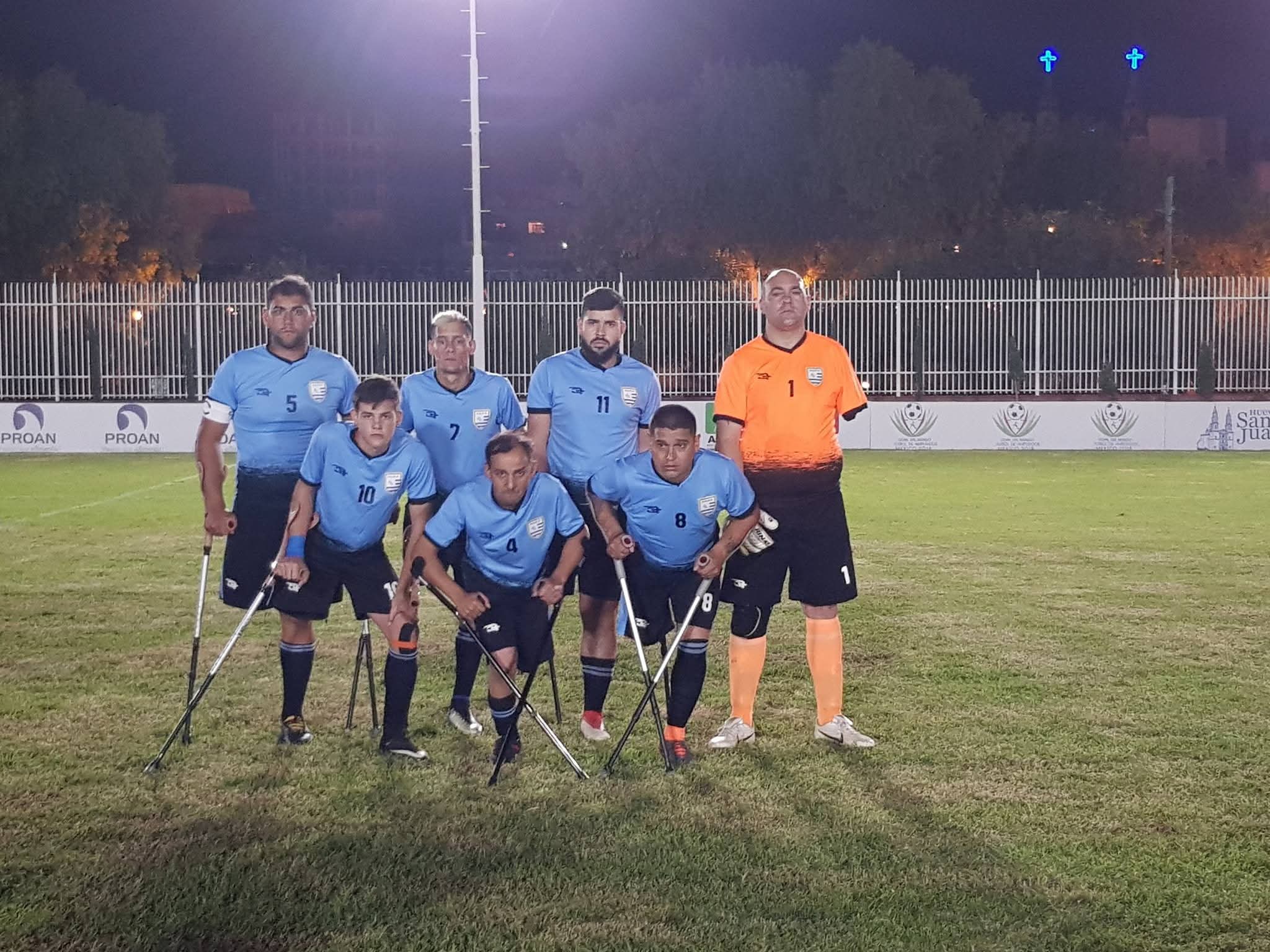 Plantel uruguayo en la Copa América amistosa de 2018